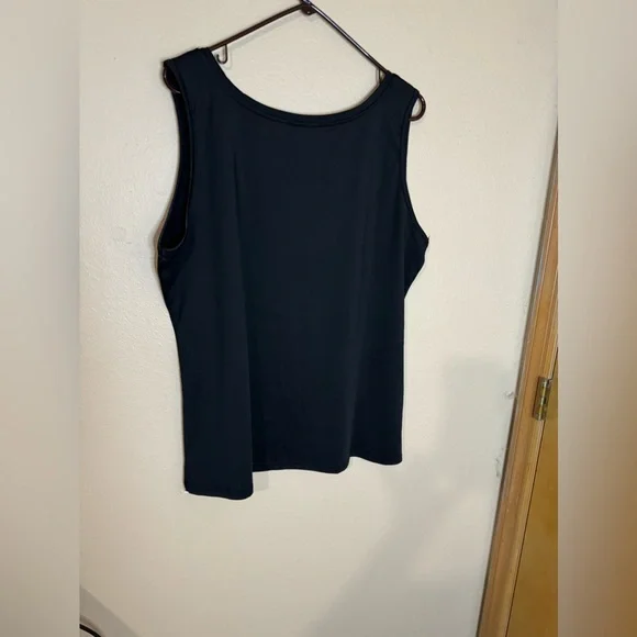 Ashley Stewart Black Top Size 18/20 - Picture 2 of 3